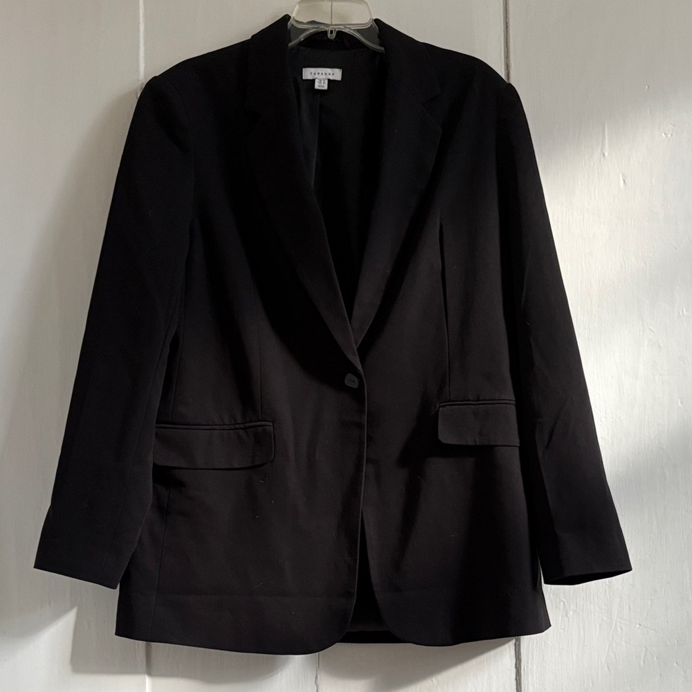 Topshop Blazer size 8 black